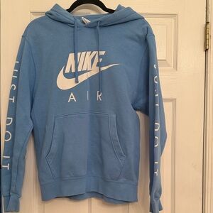 Nike Blue pullover Mens Hoodie